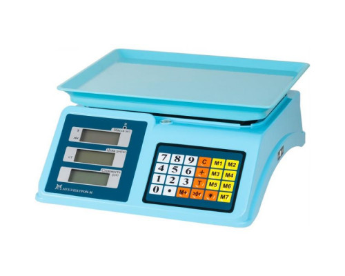 Весы торговые МЕХЭЛЕКТРОН-М ВР4900-15-2Д-АБ 14 (LCD)
