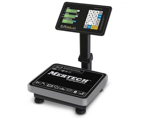 Весы напольные торговые Mertech M-ER 333 ACPU-60.20 (с расч. стоимости LCD)
