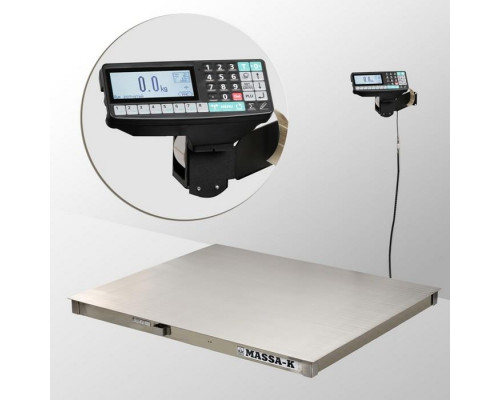 Весы платформенные с печатью этикеток Масса-К 4D-PM.S-12/10-1500-RP