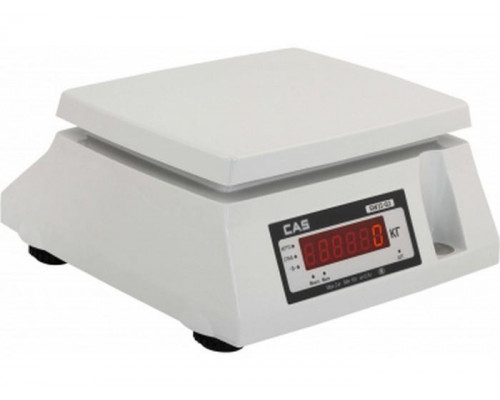 Весы фасовочные CAS SWII-30DD "SUS tray" (RS-232)