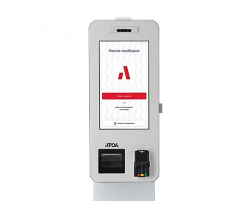 Касса самообслуживания АТОЛ КСО 3245 (8/128Gb, без WiFi, без ОС, Mindeo, Ind., Кр.пин-пад, Кр.ФР)