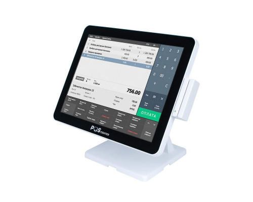 Сенсорный терминал 15" POSCenter Atlas (PCAP, J4125, 8/128Gb, MSR, Белый, Win)