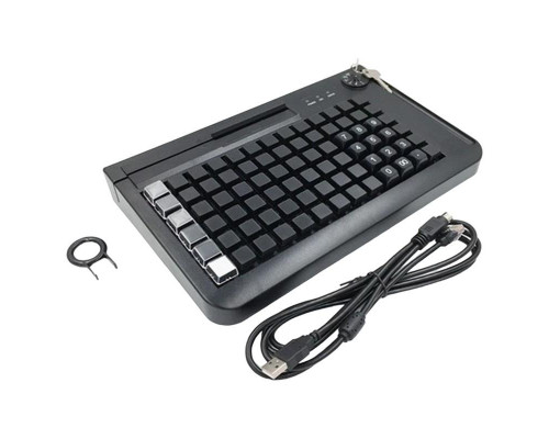 POS клавиатура PayTor KB-78 v.2 (USB, PS/2, MSR)